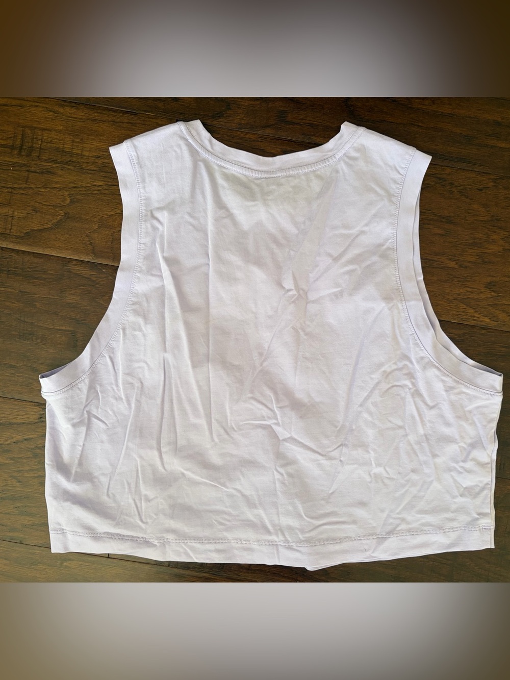 Vuori Light Lavender Sleeveless Crop Tank - Picture 2 of 2